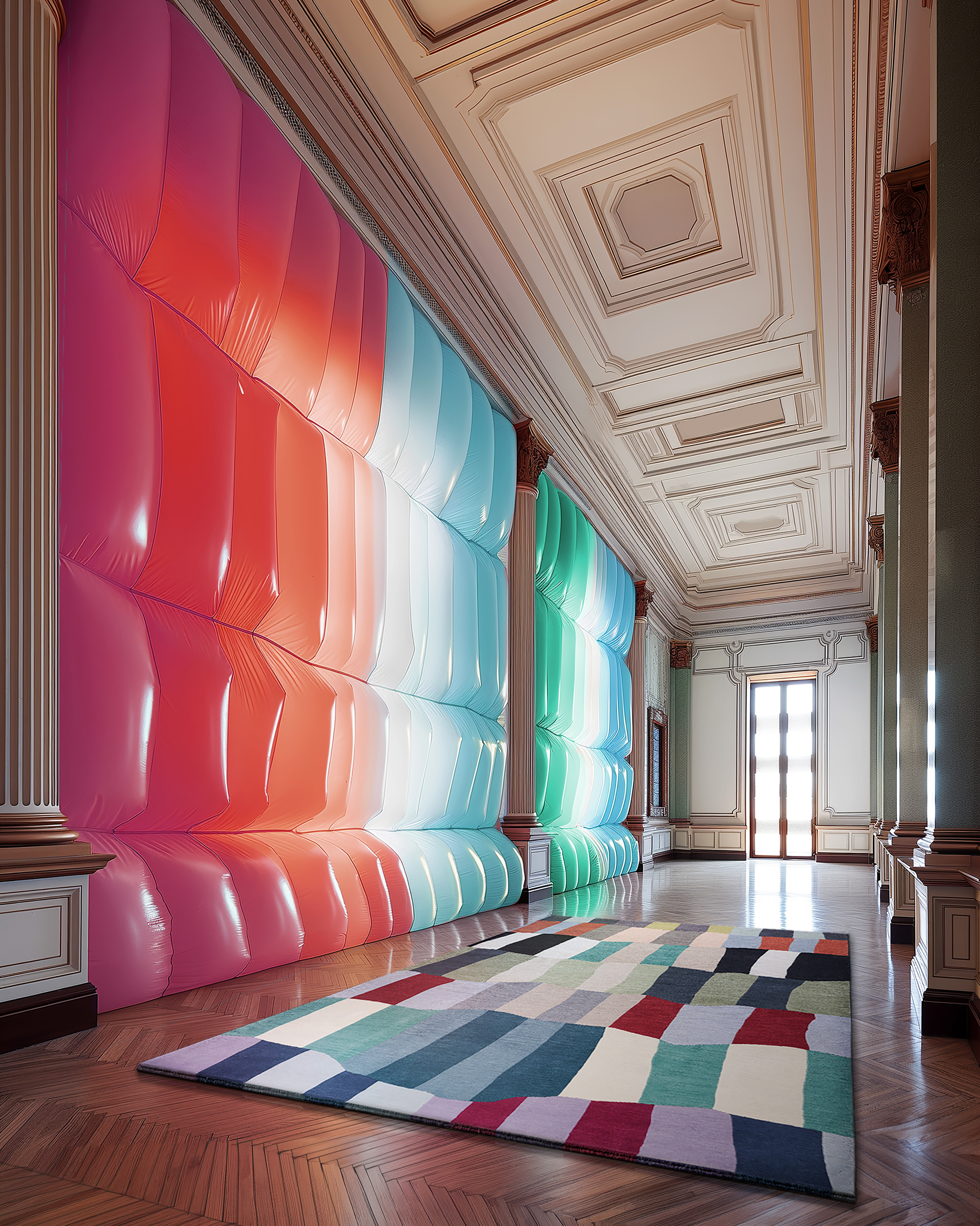 Paul Smith The Rug Company Stripe and Swirl